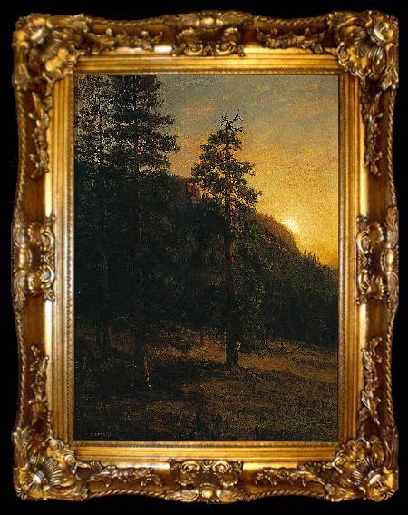 framed  Albert Bierstadt California Redwoods, ta009-2